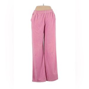 ST. JOHN SPORT size S pink velvet active pants in excellent condition